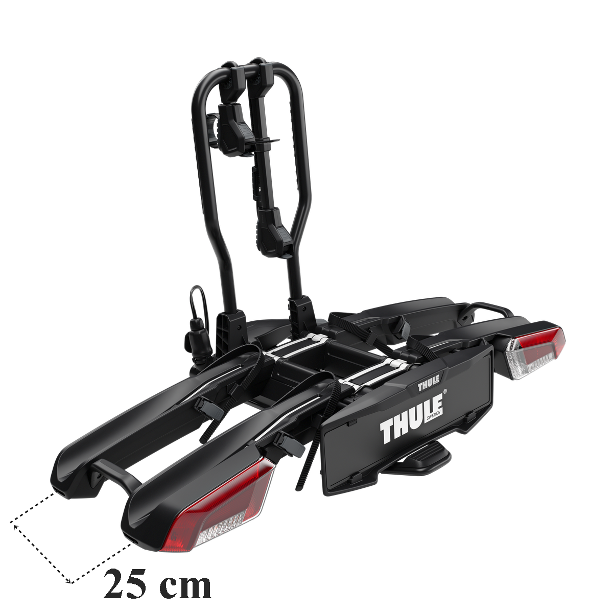 Thule EasyFold 3 – odstęp między rowerami 25 cm Thule EasyFold 3 odstęp między rowerami 25 cm platforma rowerowa na hak